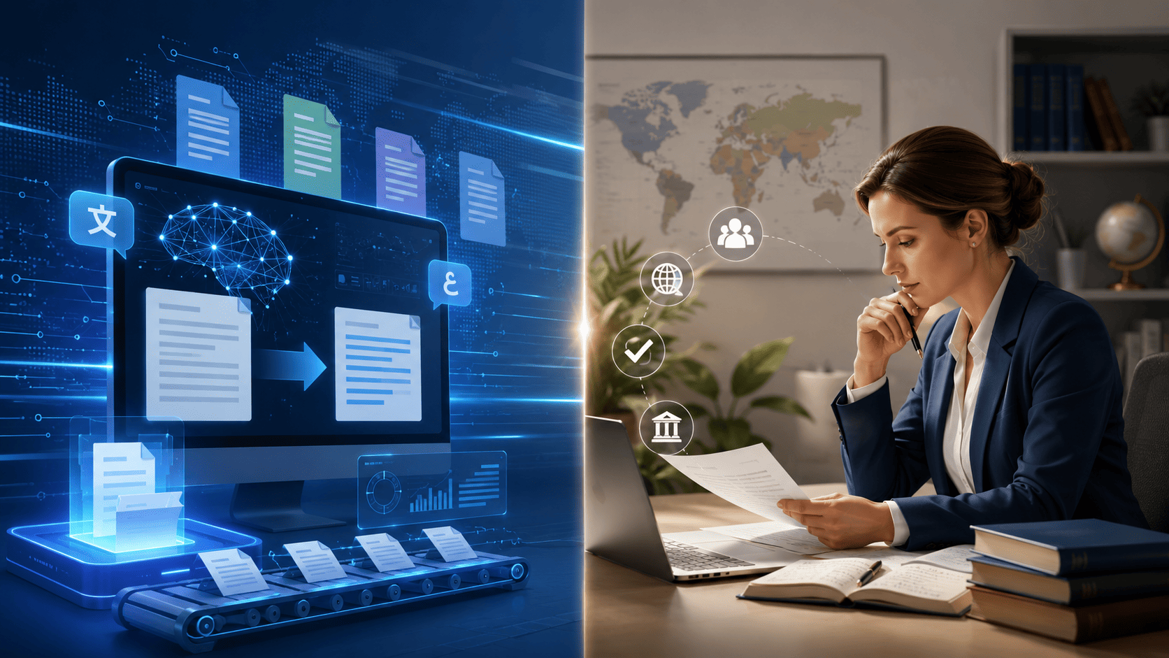 AI Translation vs Human Translation for Business